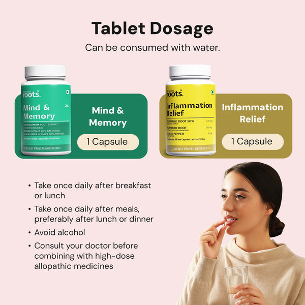 MIND & BODY PACK [Brahmi + Ashwagandha + Curcumin]